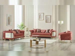 Style Home Furniture SOFA & lOVESEAT - 101-ROM-SIE210-321