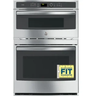 GE Profile - 30" Built-In Single Electric Convection Wall Oven with Built-In Microwave - Stainless Steel- PT7800SHSS