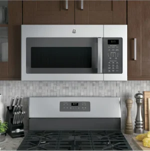 GE - 1.7 Cu. Ft. Over-the-Range Microwave with Sensor Cooking and Defrost - Stainless Steel - JVM6175SKSS