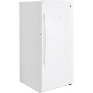 GE - 14.1 Cu. Ft. Frost-Free Upright Freezer - White - FUF14QRRWW