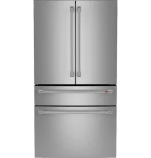Café - 28.7 Cu. Ft. 4-Door French Door Smart Refrigerator with Dual Dispense Autofill Pitcher - Stainless Steel -CGE29DP2TS1