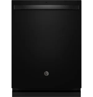 GE - 24" Top Control Built-In Stainless Steel Tub Dishwasher with 3rd Rack, Sanitize Cycle and 45 dBA - Black Slate- GDT670SFVDS