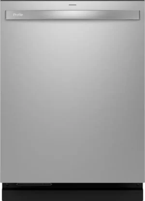 GE Profile - 24" Top Control Smart Built-In Tub Dishwasher with 3rd Rack, Dedicated Jet Targeted Wash and 42 dBA - Stainless Steel-PDT755SYVFS