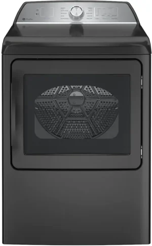 GE Profile - 7.4 Cu. Ft. Smart Electric Dryer with Sanitize Cycle and Sensor Dry - Diamond Gray -PTD60EBPRDG