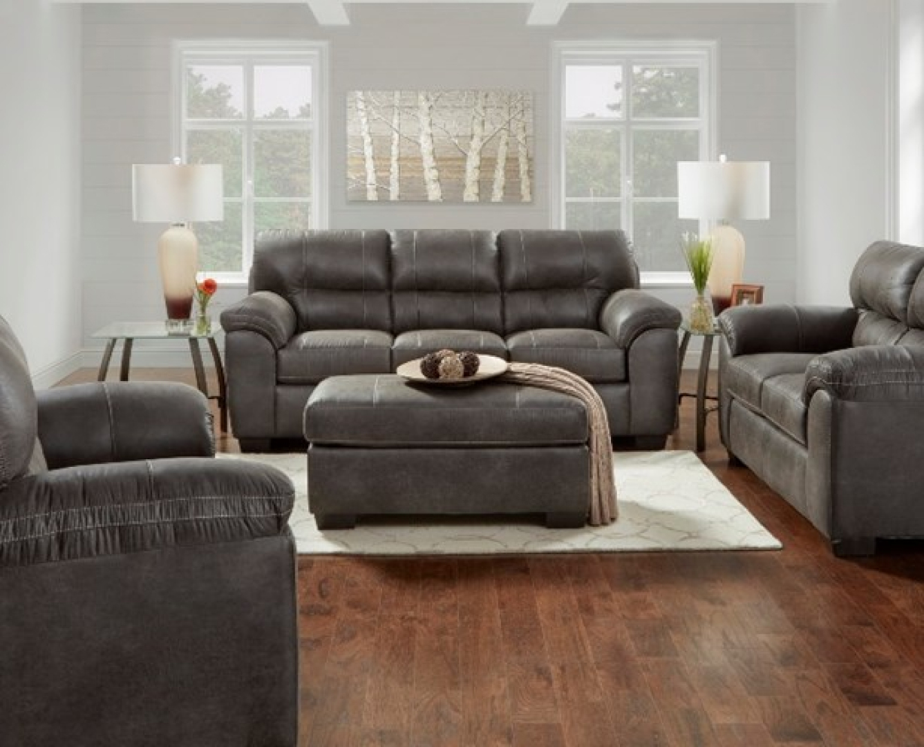 Sofa and Loveseat-L277