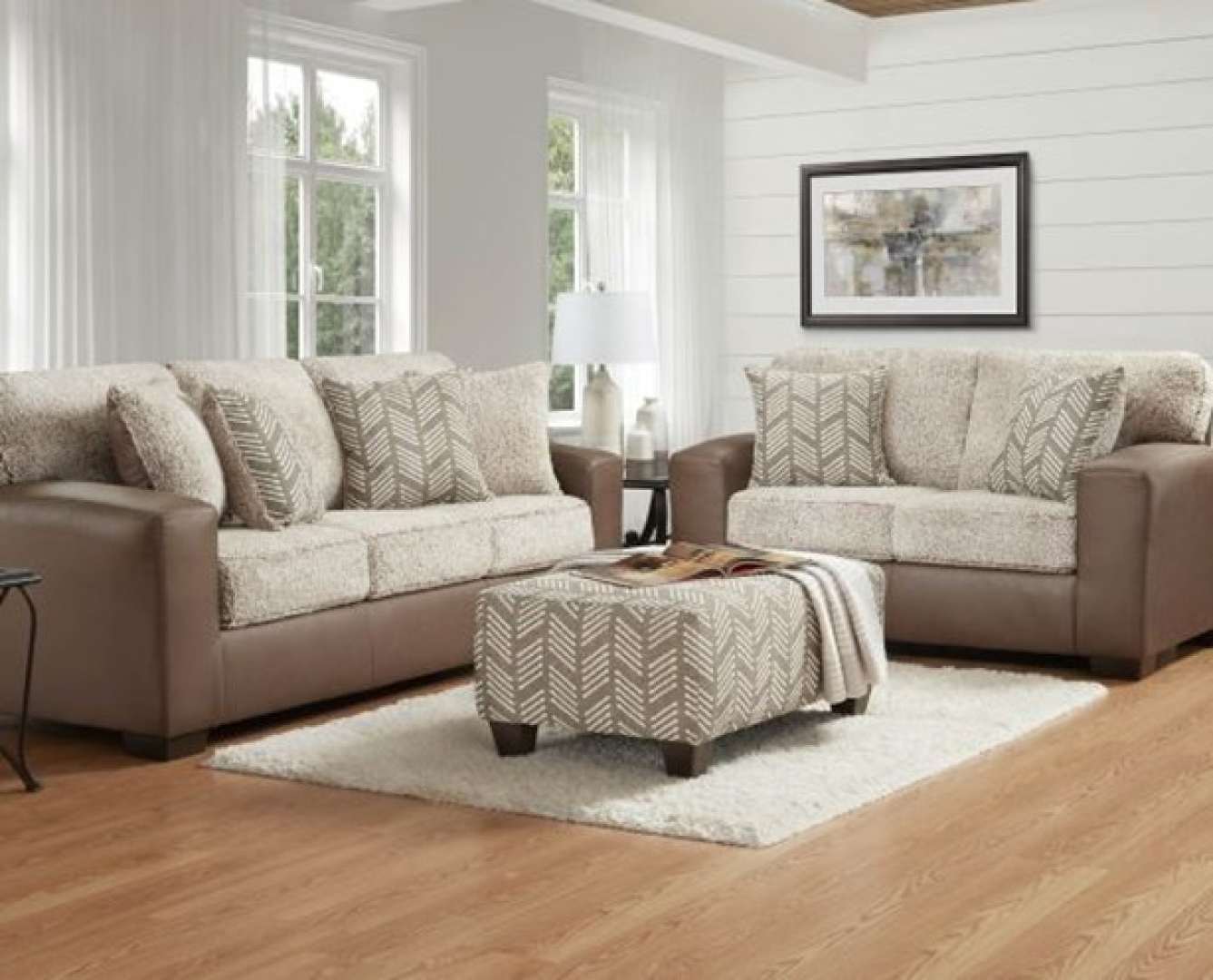 Sofa and Loveseat-L282