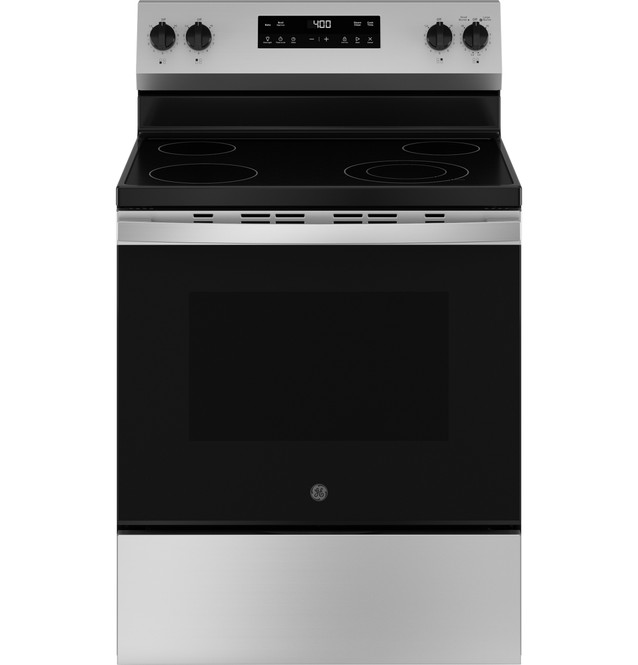 E® ENERGY STAR® 30" Free-Standing Electric Range - GRF400SVSS
