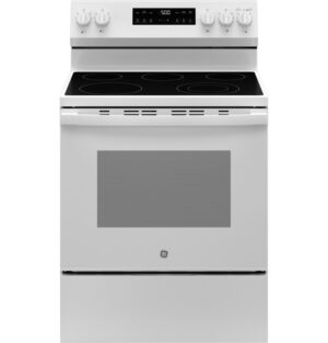 GE® ENERGY STAR® 30" Free-Standing Electric Range with Crisp Mode - GRF500PVWW