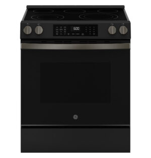 GE® ENERGY STAR® 30" Slide-In Electric Convection Range with No Preheat Air Fry and EasyWash™ Oven Tray - GRS600AVDS