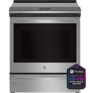 GE Profile™ 30" Smart Slide-In Fingerprint Resistant Front-Control Induction and Convection Range with No Preheat Air Fry - PHS930YPFS