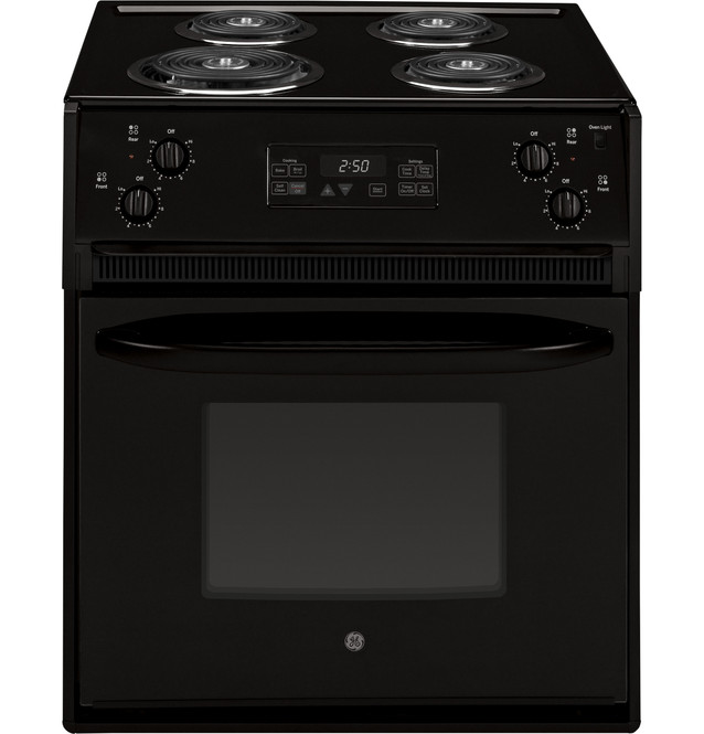 GE® 27" Drop-In Electric Range Model -JM250DTBB