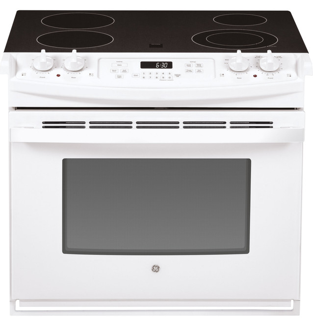 E® 30" Drop-In Electric Range Model -JD630DTWW