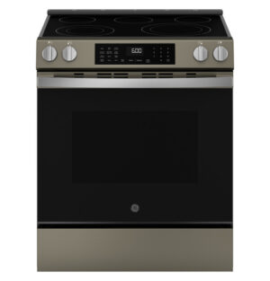 GE® ENERGY STAR® 30" Slide-In Electric Convection Range with No Preheat Air Fry and EasyWash™ Oven Tray- GRS600AVES