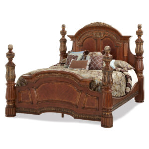 villa valencia Finish: Classic Chestnut   Eastern King Poster Bed