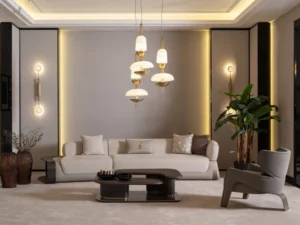 Corte 4-pieces (Four Seater lounge Sofa & 1 Four Seater Sofa & 2 Chair) Livingroom