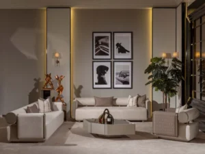 Ricamo 4-pieces (2 Four Seater Sofa & 2 Chair) Livingroom