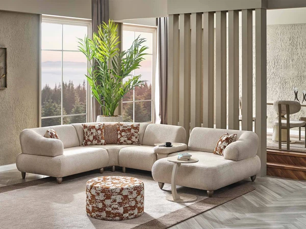 Bern Modular Sectional Sofa Cream