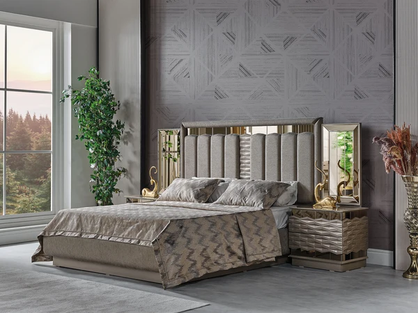 Gokce Bed Frame With Headboard